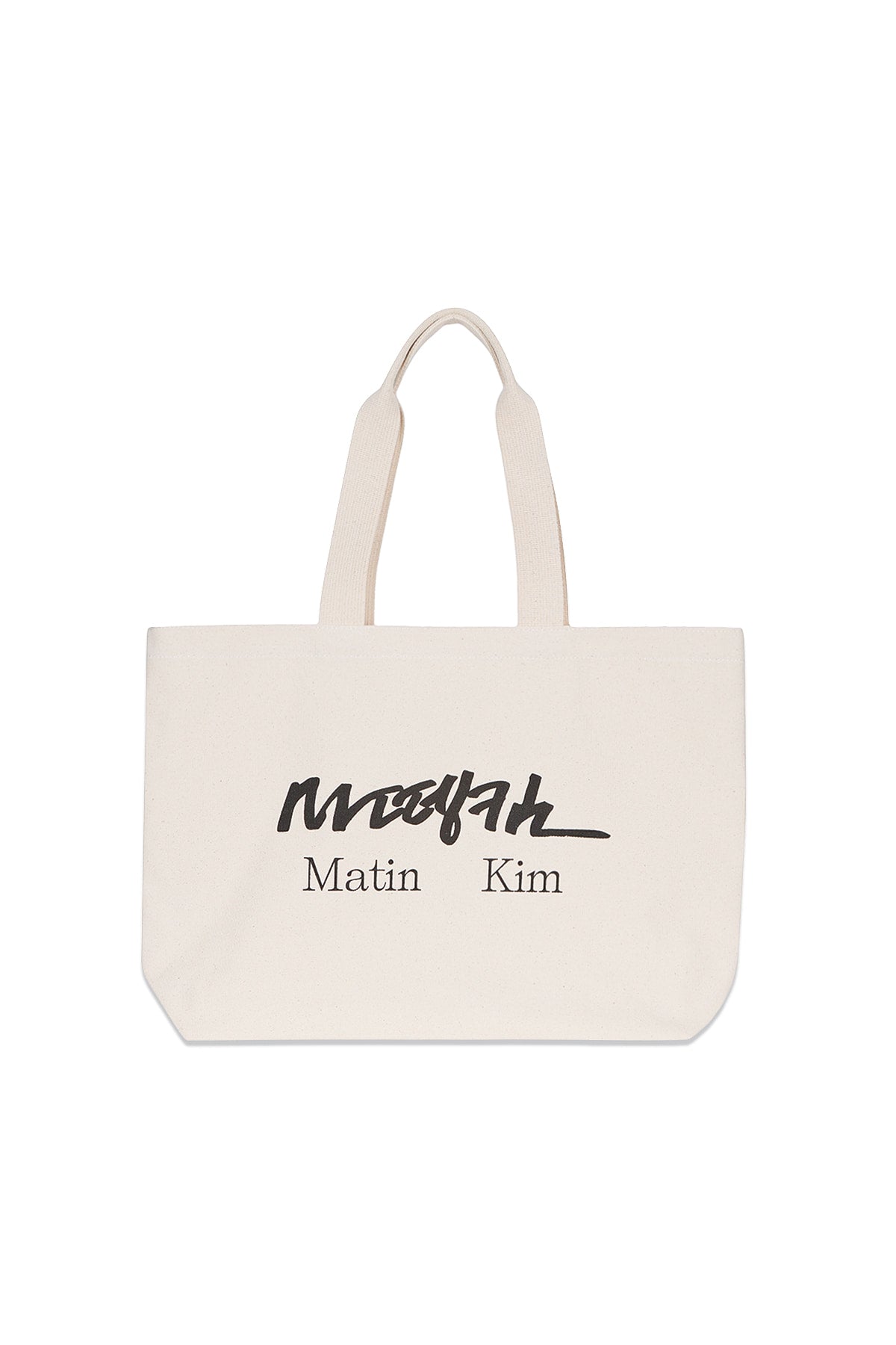 Matin Kim - Apec Hangeul Logo Ecobag (Ivory) product image 1 | TRAB K-Fashion Australia