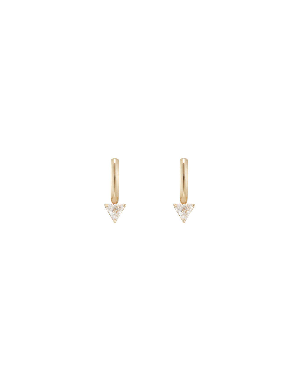 Numbering - Mini Triangle N-dia Hoop Earrings #2105 product image 5 | TRAB K-Fashion Australia