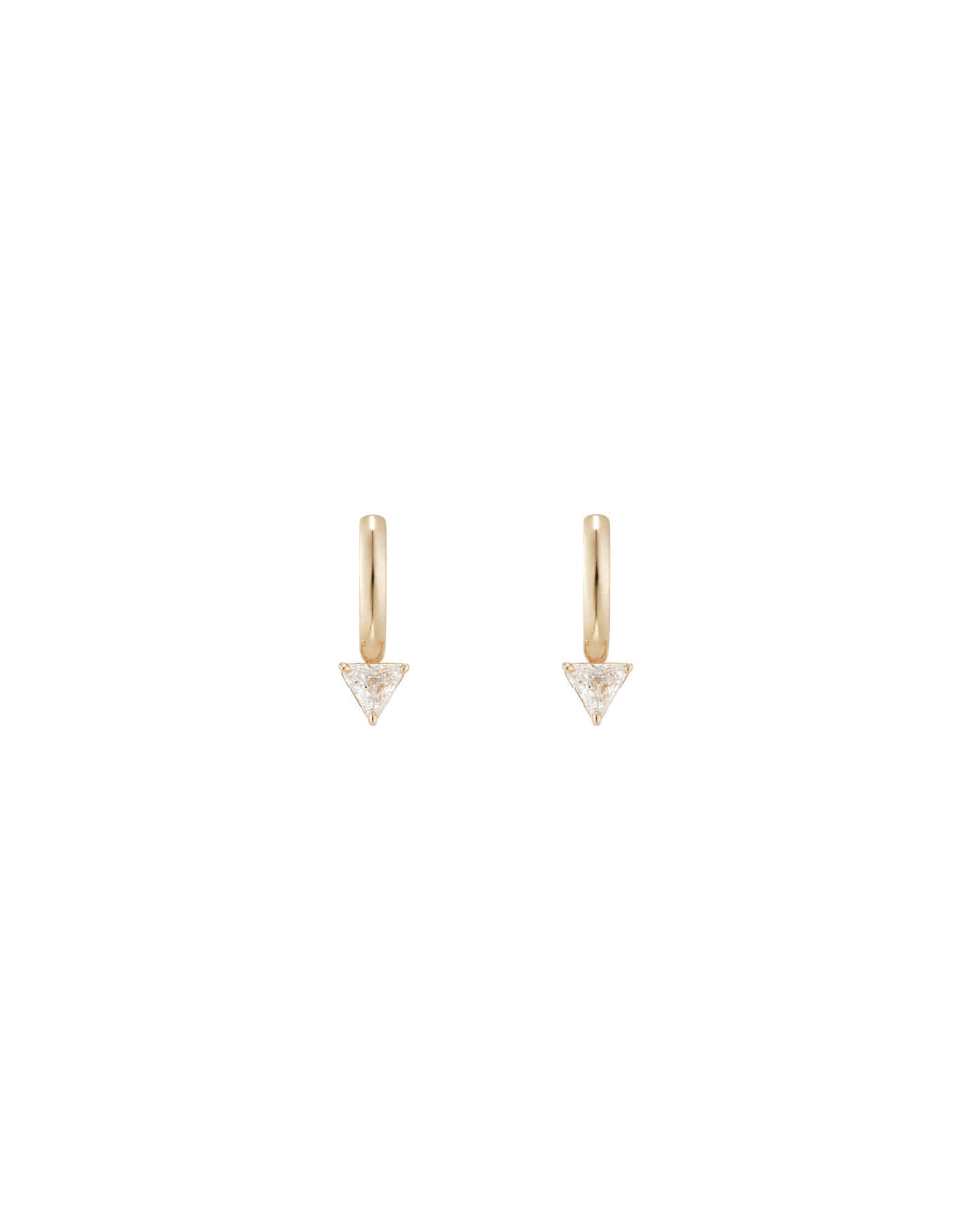 Numbering - Mini Triangle N-dia Hoop Earrings #2105 product image 5 | TRAB K-Fashion Australia