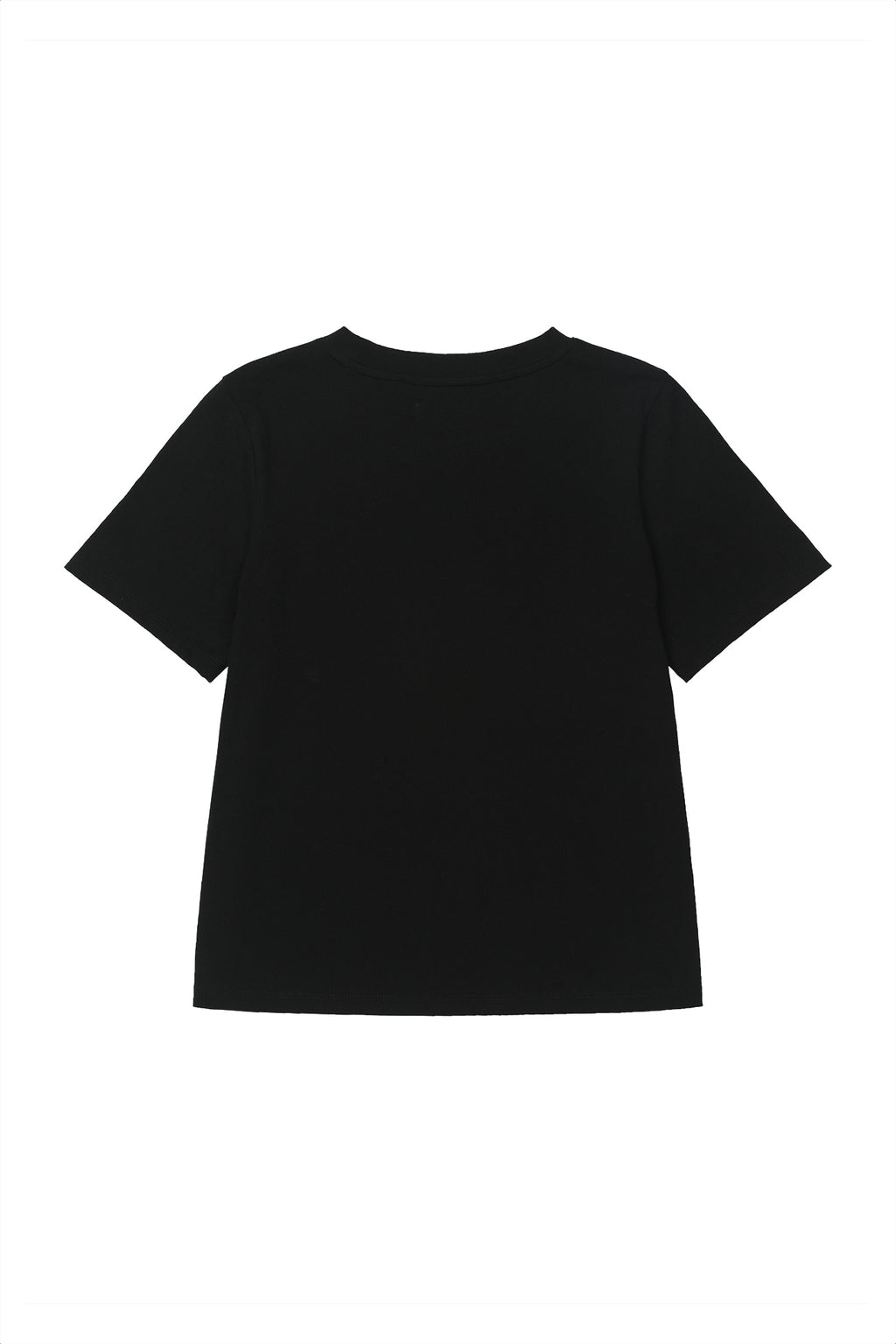 Deinet - Patched Lettering T-Shirt (Black) product image 2 | TRAB K-Fashion Australia