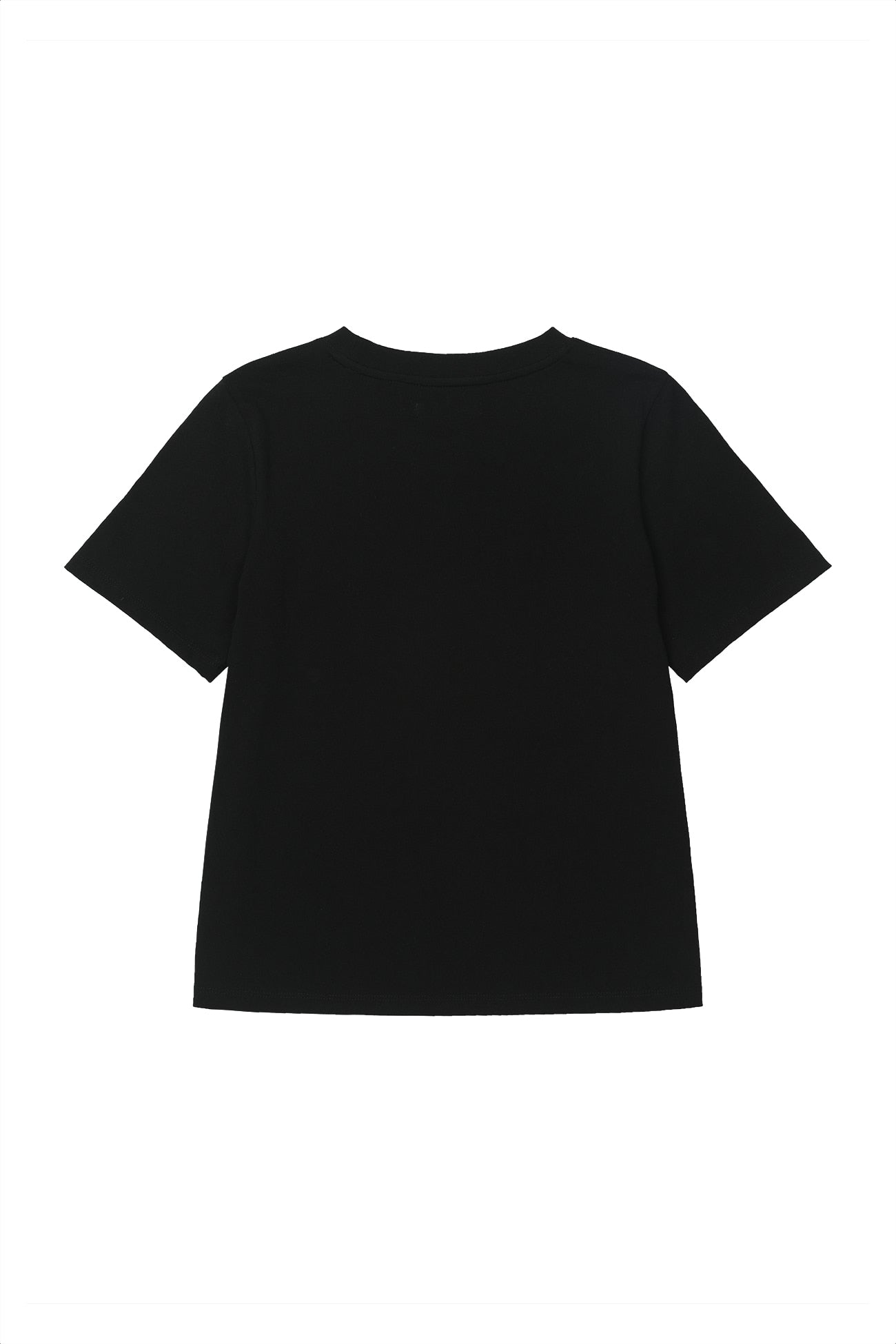 Deinet - Patched Lettering T-Shirt (Black) product image 2 | TRAB K-Fashion Australia