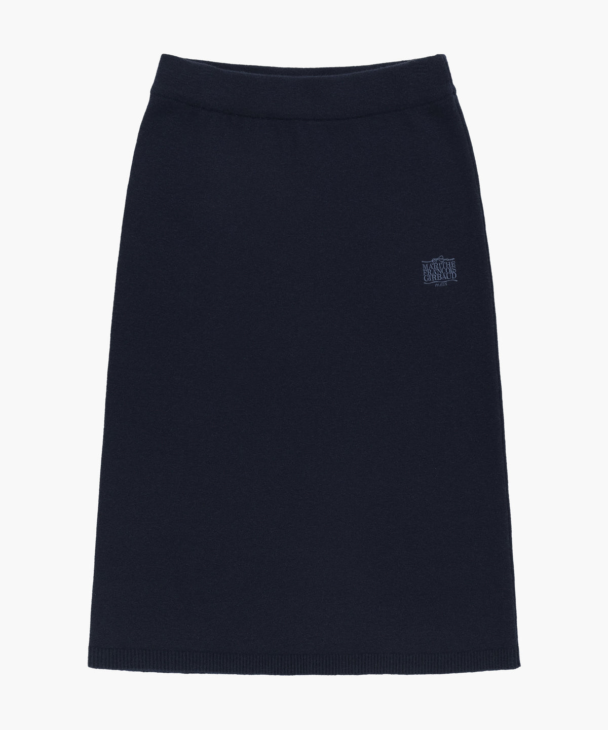 Marithe & Francois Girbaud - Ribbon Classic Logo Knit Skirt (Navy) product image 4 | TRAB K-Fashion Australia