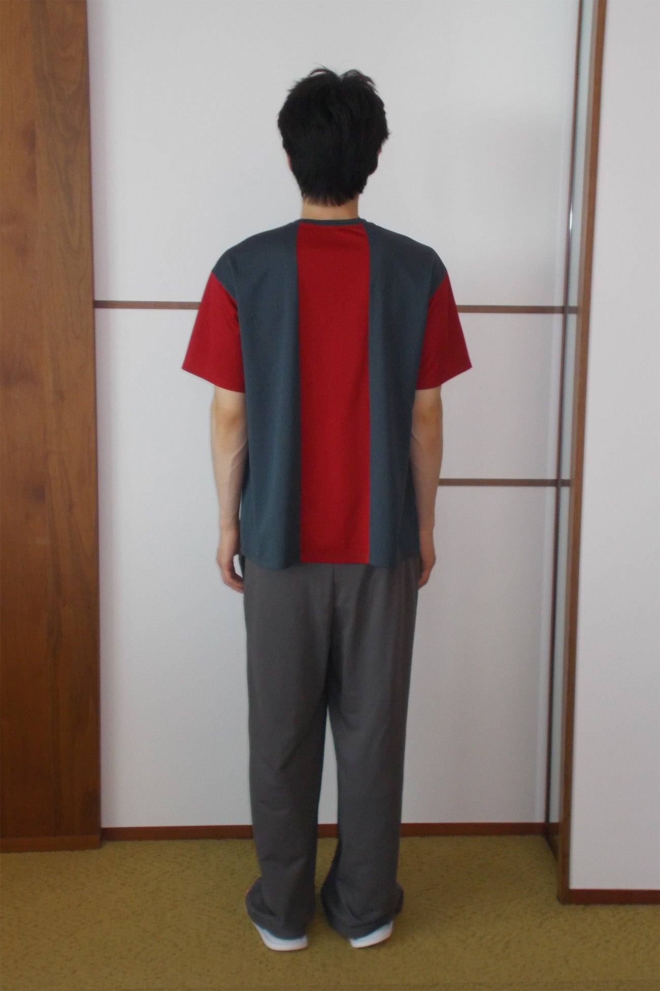 Deinet - Layered 2 Graphic Sweatpants (Charcoal) product image 6 | TRAB K-Fashion Australia