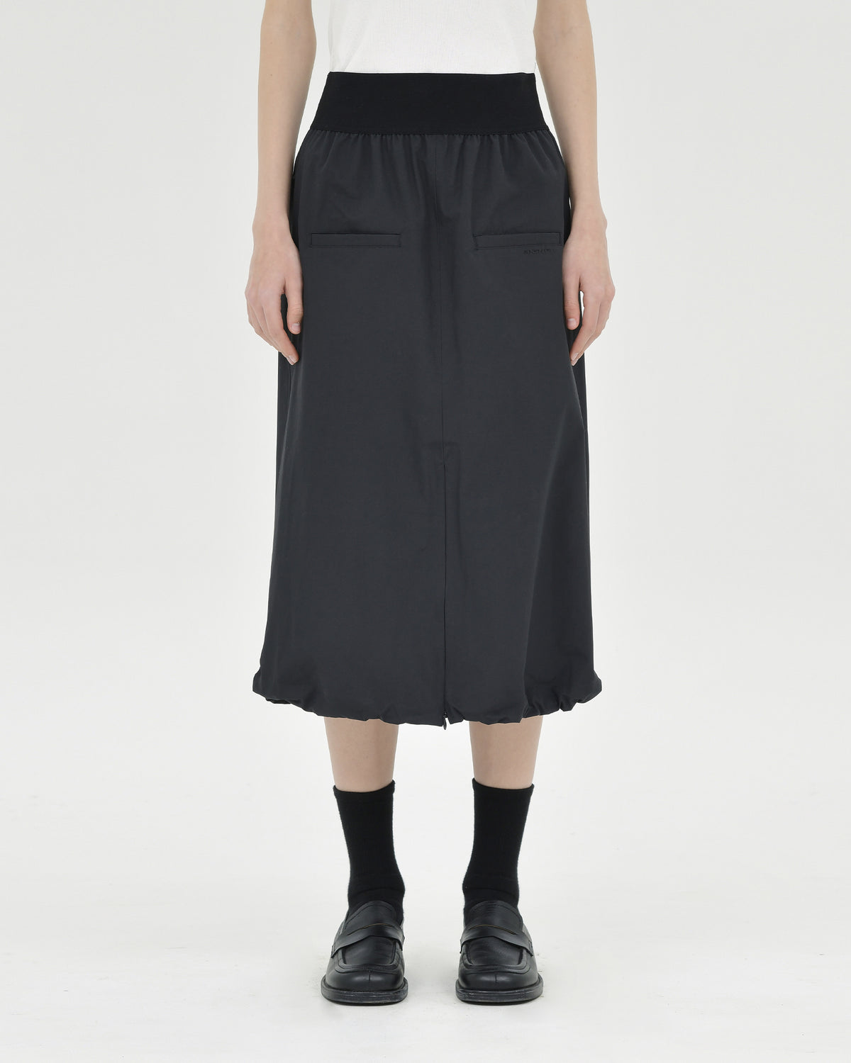Brownyard - Shirring Skirt (Black) product image 1 | TRAB K-Fashion Australia