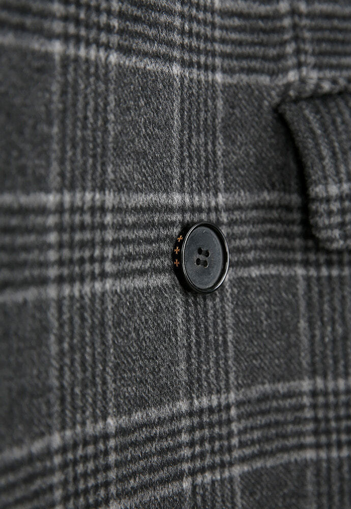 Tonywack - Crudo Check Double Coat (Grey Check) product image 12 | TRAB K-Fashion Australia