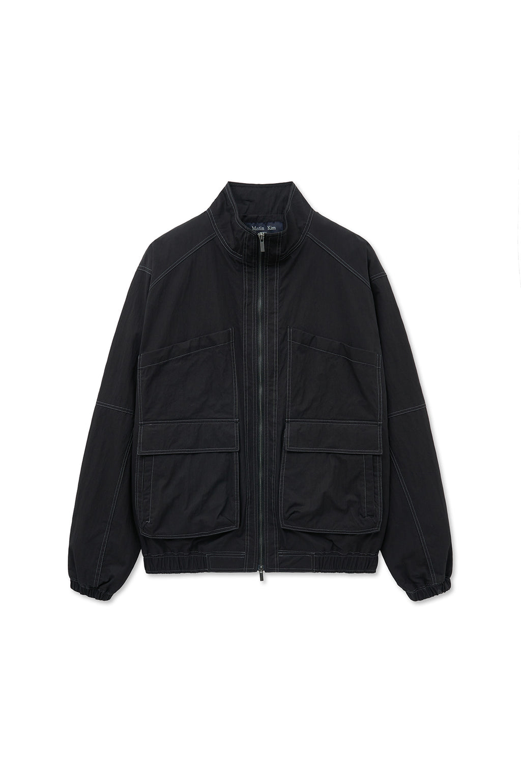 Matin Kim - Utility Bomber Jumper (Black) product image 1 | TRAB K-Fashion Australia