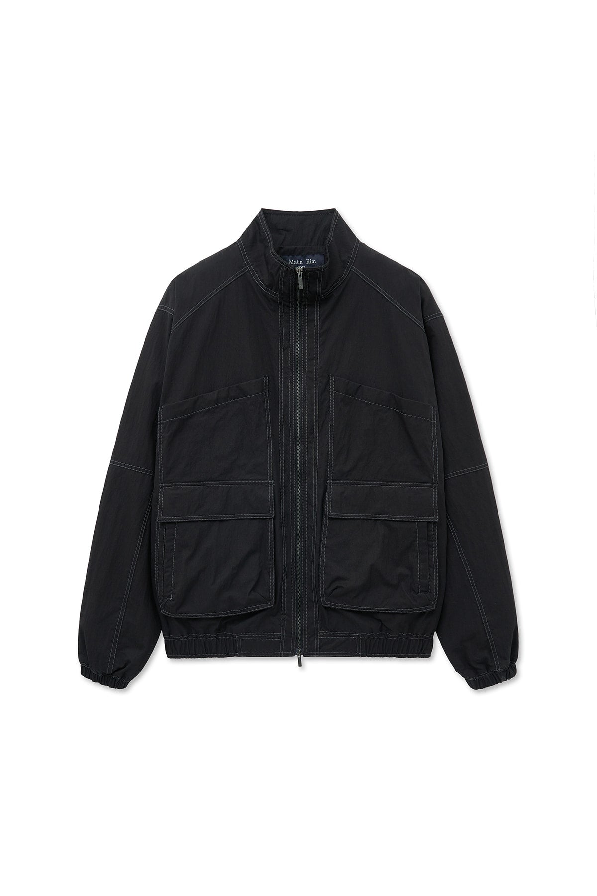 Matin Kim - Utility Bomber Jumper (Black) product image 1 | TRAB K-Fashion Australia