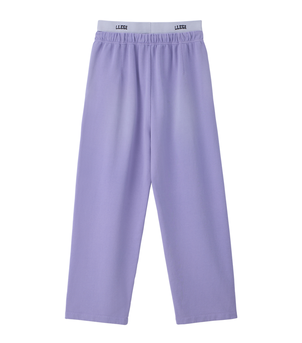 Llege - Garment Dyed Layered Sweatpants (Lavender) product image 2 | TRAB K-Fashion Australia