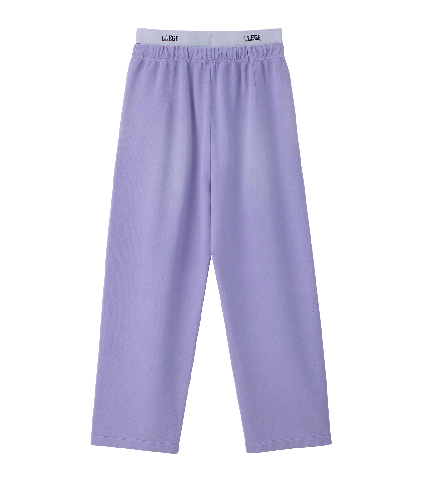 Llege - Garment Dyed Layered Sweatpants (Lavender) product image 2 | TRAB K-Fashion Australia