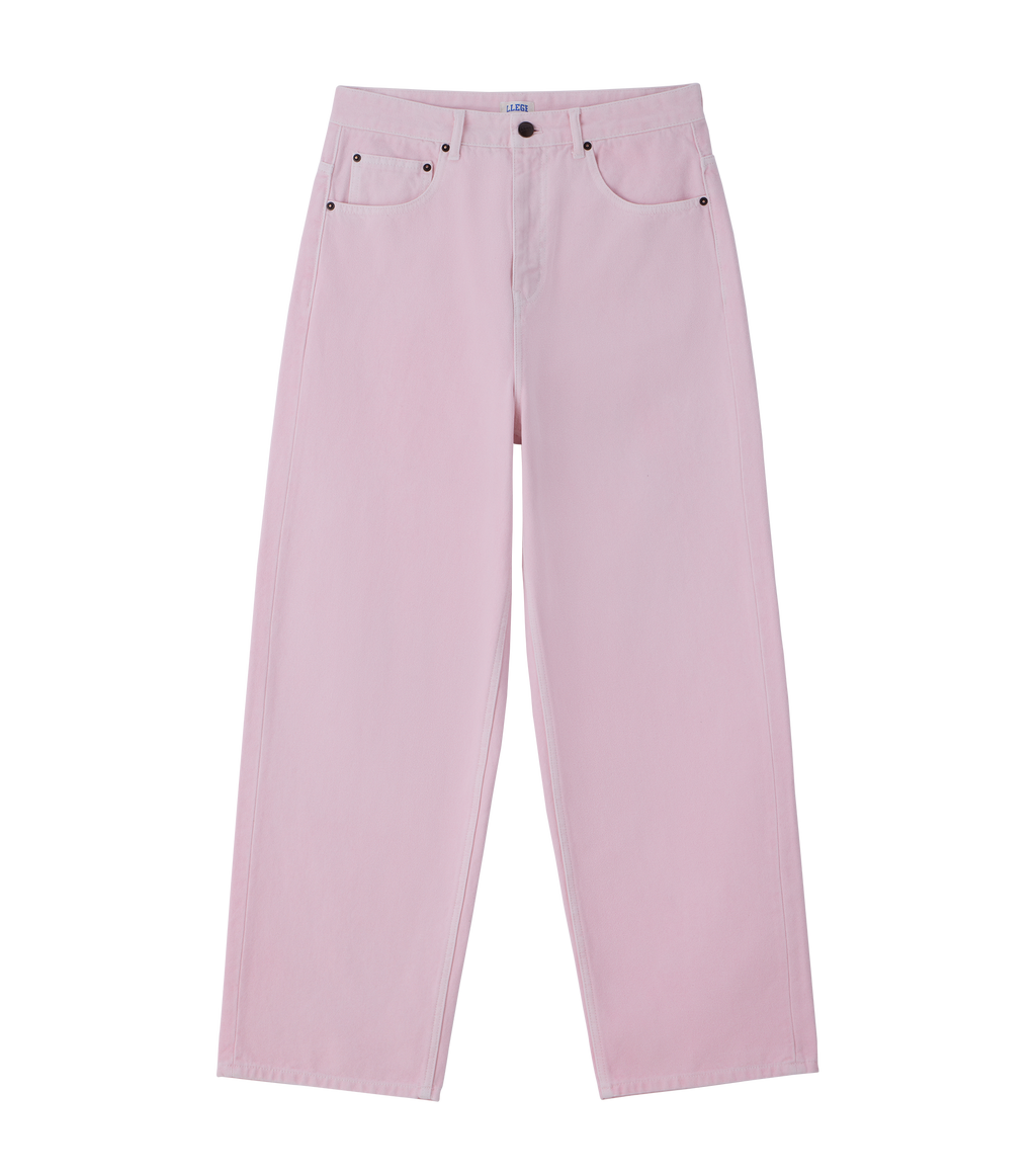 Llege - Classic Skater Denim (Baby Pink) product image 1 | TRAB K-Fashion Australia