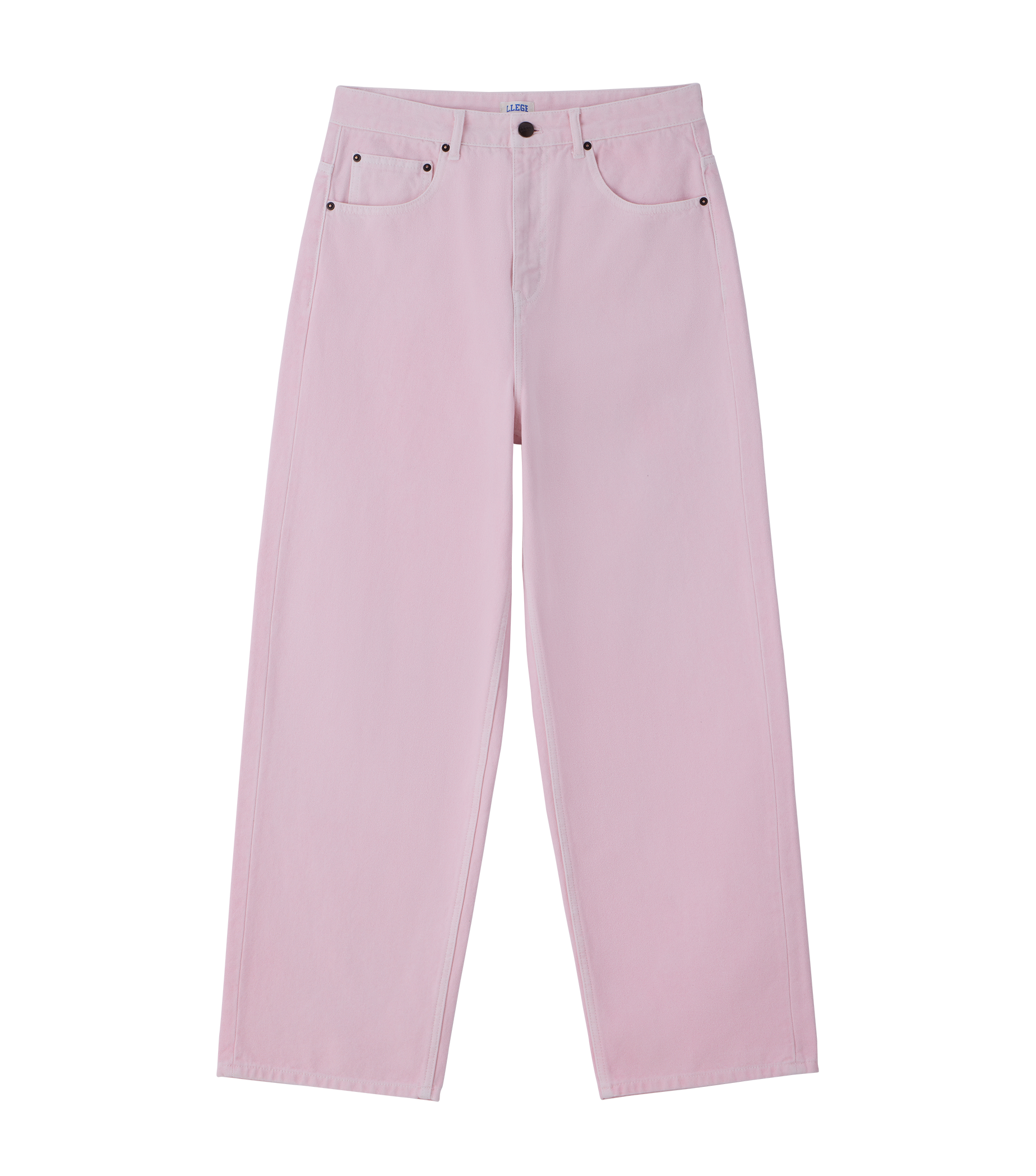 Llege - Classic Skater Denim (Baby Pink) product image 1 | TRAB K-Fashion Australia