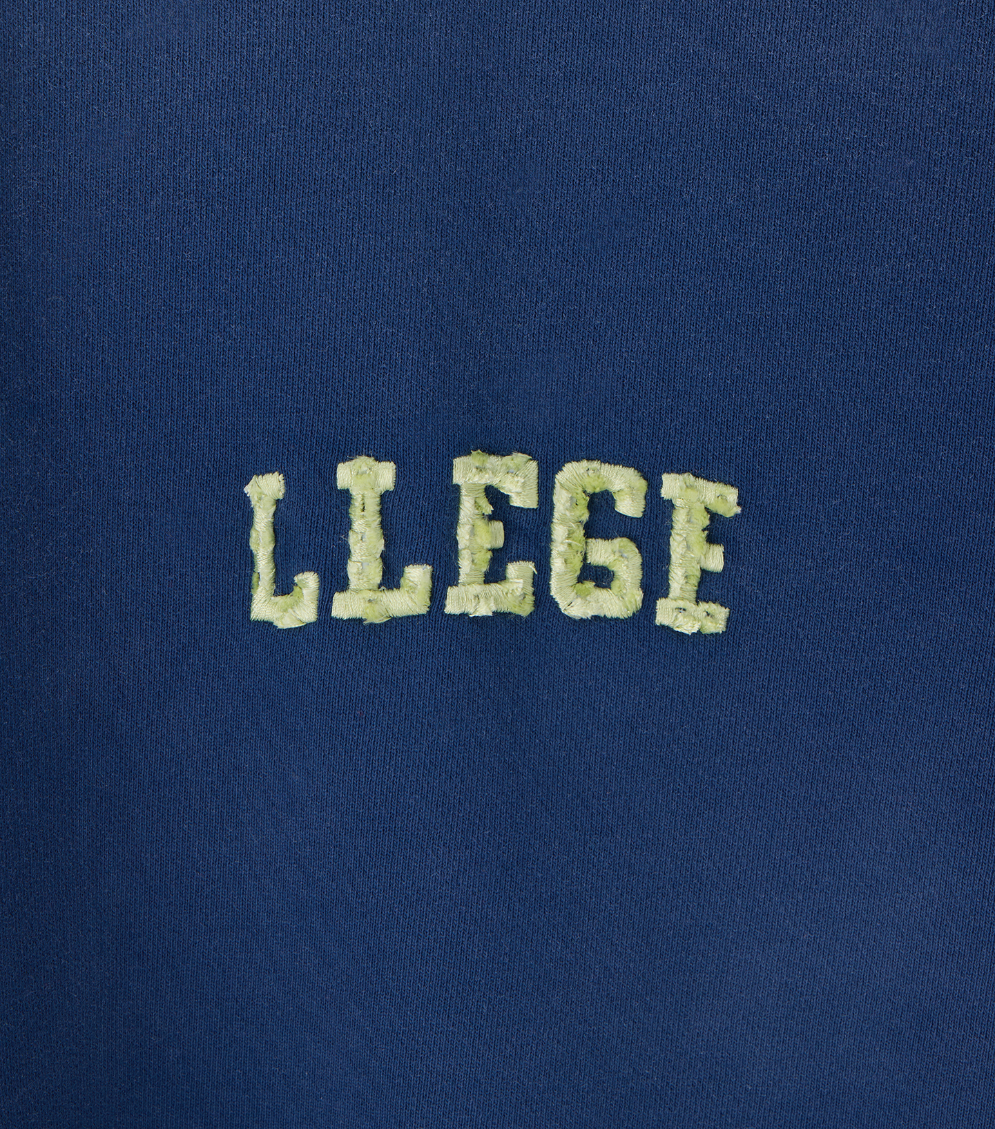 Llege - Garment Dyed Fryed Logo Sweatshirt (Washed Navy) product image 4 | TRAB K-Fashion Australia
