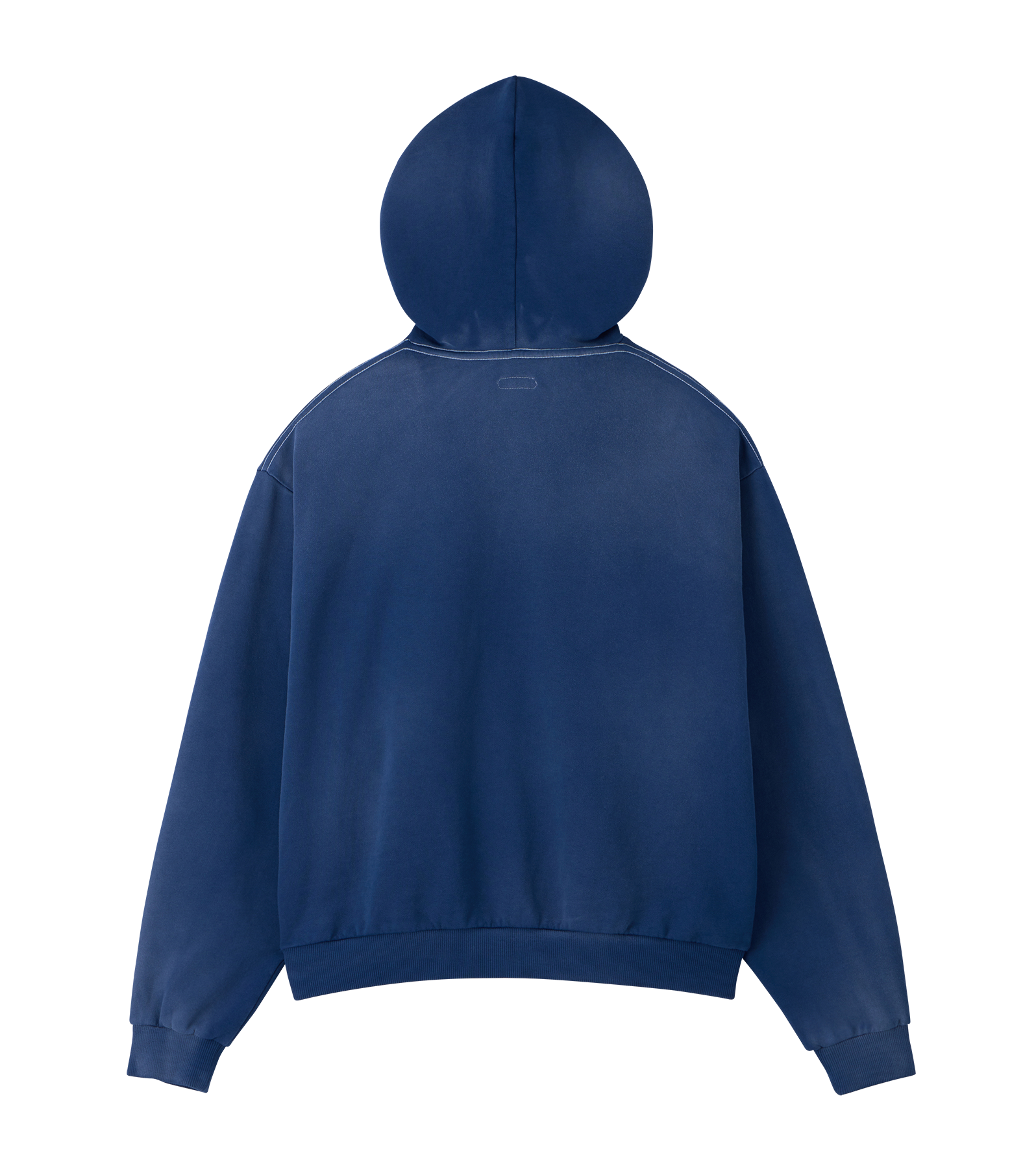Llege - Garment Dyed Fryed Logo Hoodie (Washed Navy) product image 2 | TRAB K-Fashion Australia