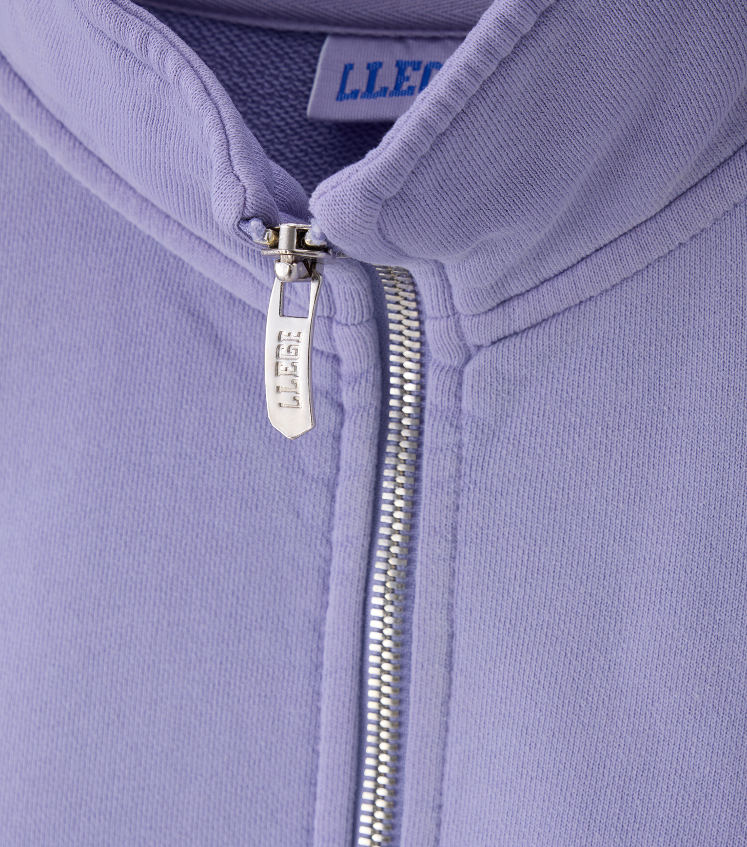 Llege - Garment Dyed Zip-Up Jumper (Lavender) product image 3 | TRAB K-Fashion Australia
