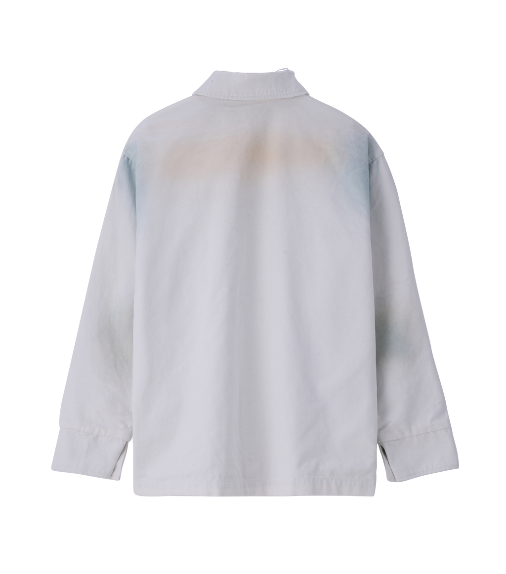 Llege - Damaged Work Jacket (Cement White) product image 2 | TRAB K-Fashion Australia