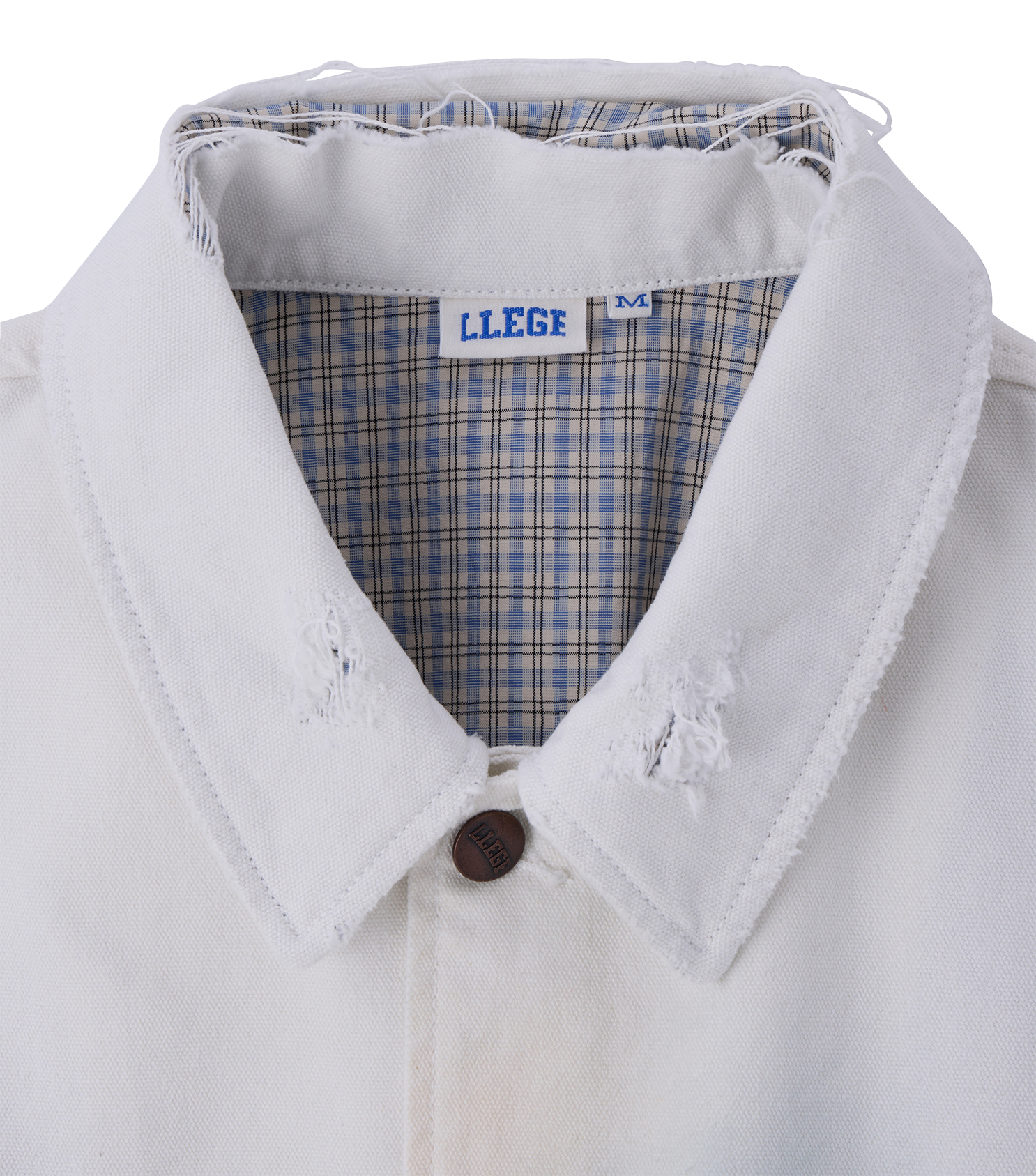 Llege - Damaged Work Jacket (Cement White) product image 3 | TRAB K-Fashion Australia