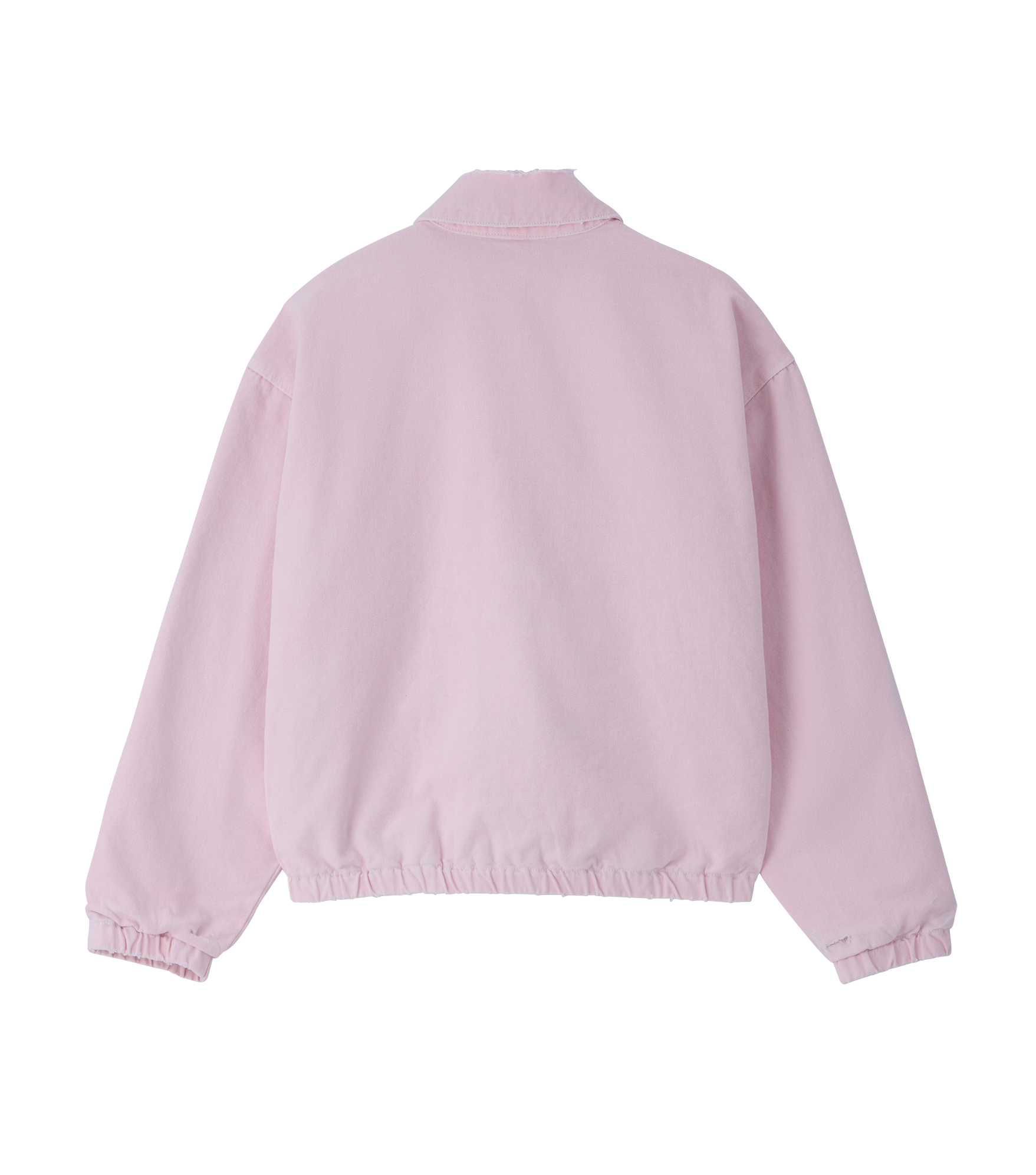 Llege - Destroyed Denim Harrington (Baby Pink) product image 2 | TRAB K-Fashion Australia