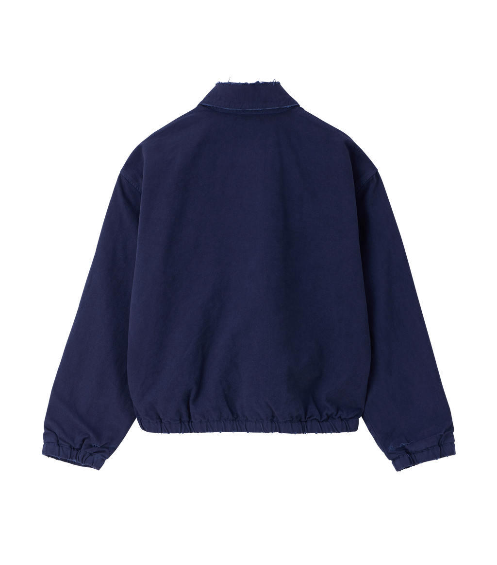 Llege - Destroyed Denim Harrington (Navy) product image 2 | TRAB K-Fashion Australia