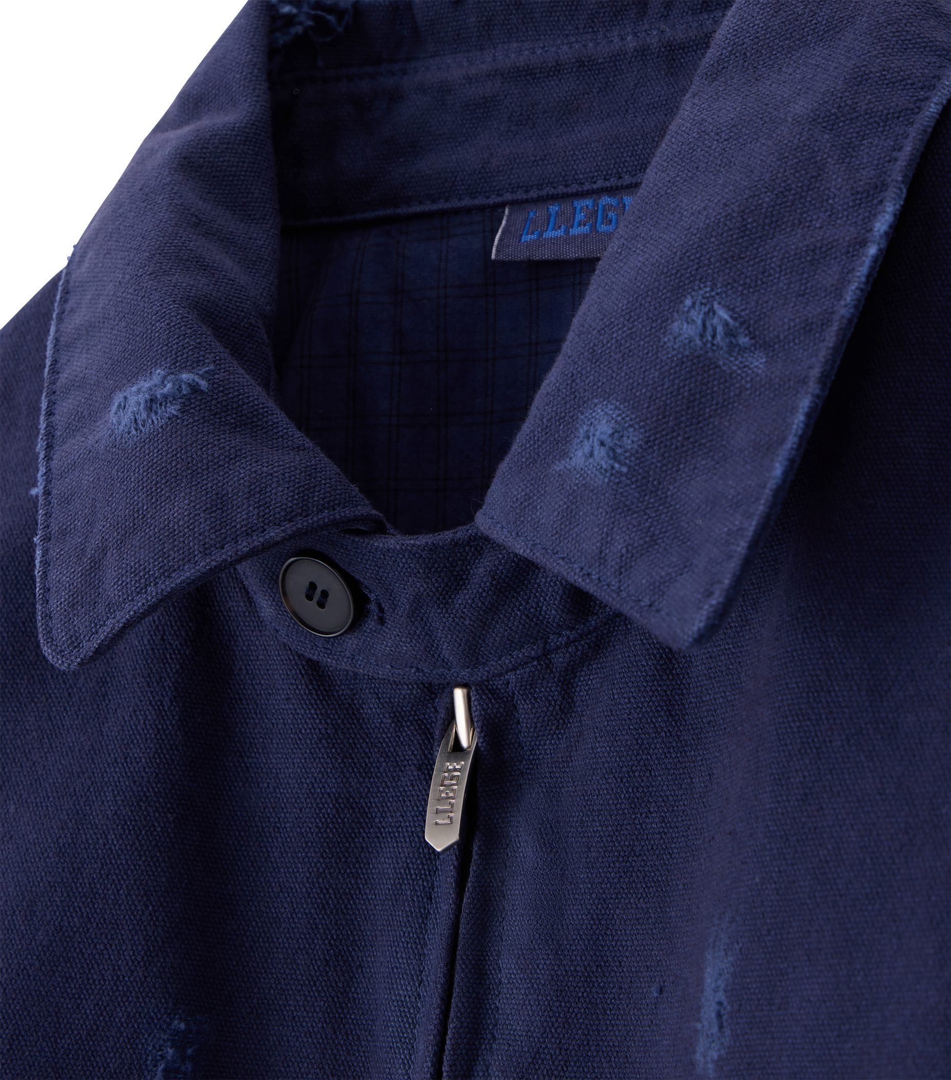 Llege - Destroyed Denim Harrington (Navy) product image 3 | TRAB K-Fashion Australia