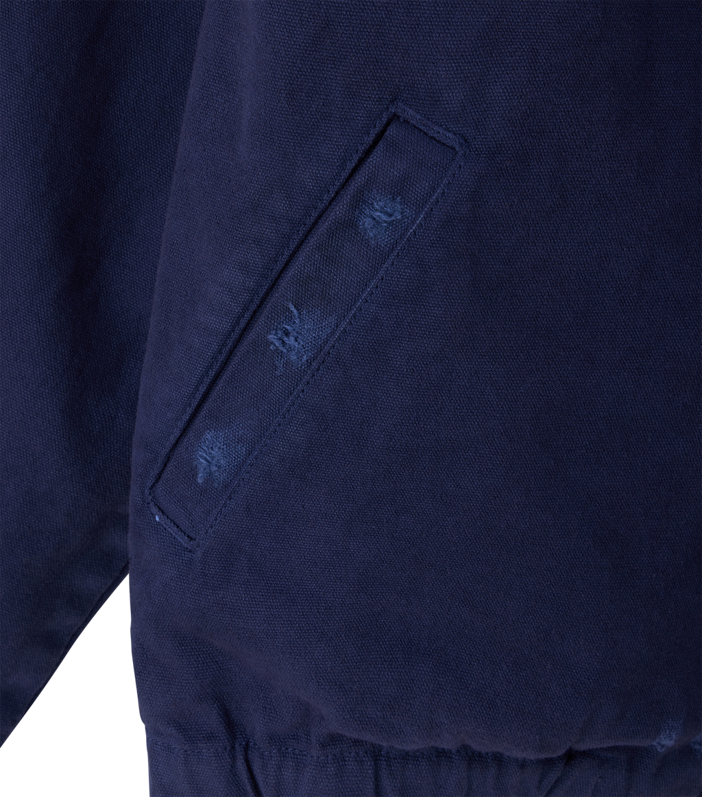 Llege - Destroyed Denim Harrington (Navy) product image 4 | TRAB K-Fashion Australia