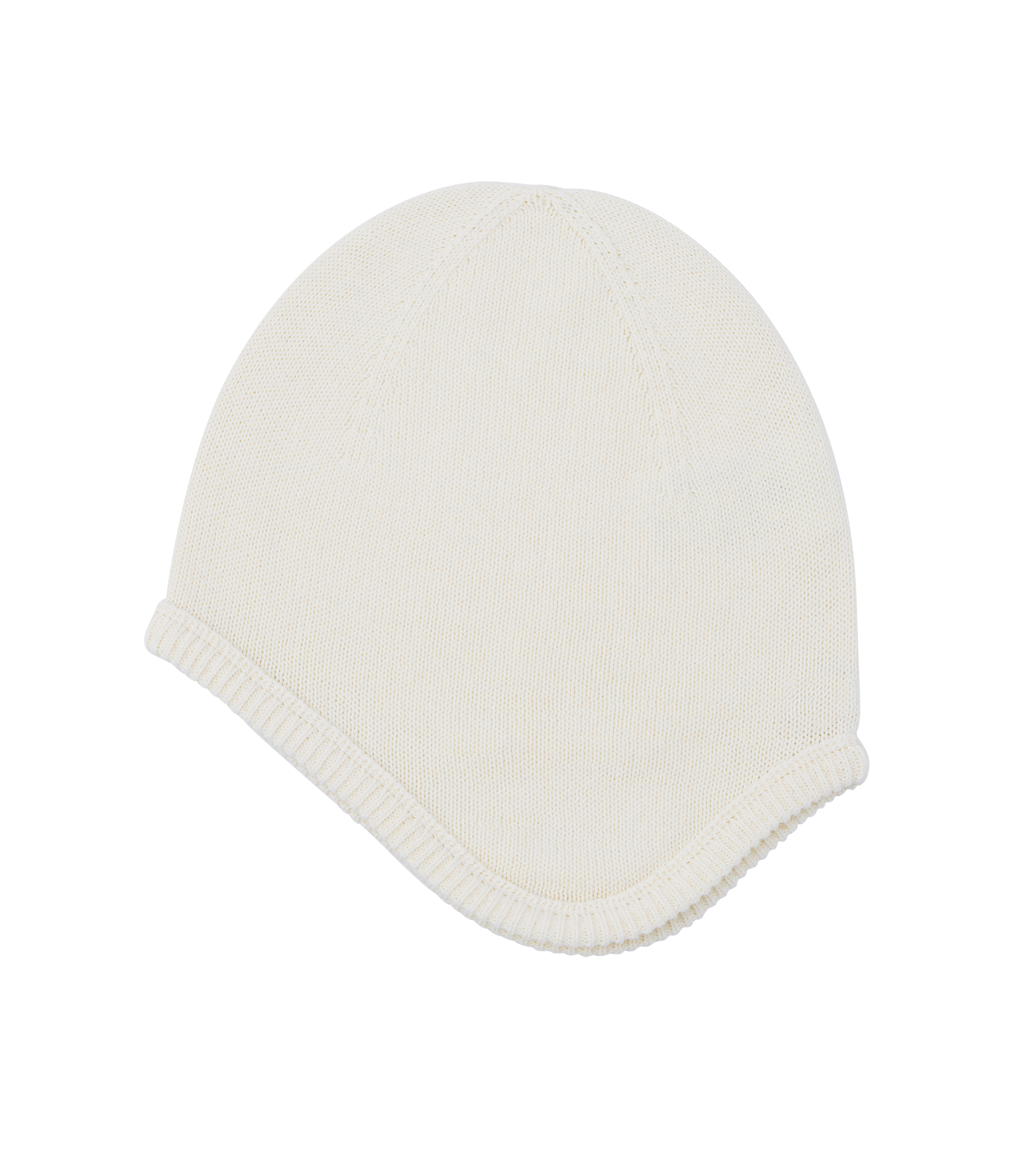 Llege - Arch Logo Cotton Earmuff Beanie (Cream) product image 1 | TRAB K-Fashion Australia