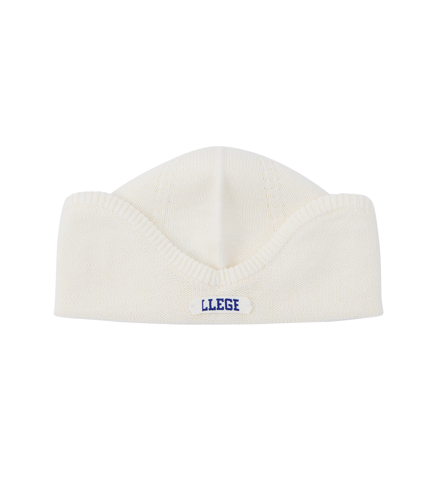 Llege - Arch Logo Cotton Earmuff Beanie (Cream) product image 3 | TRAB K-Fashion Australia