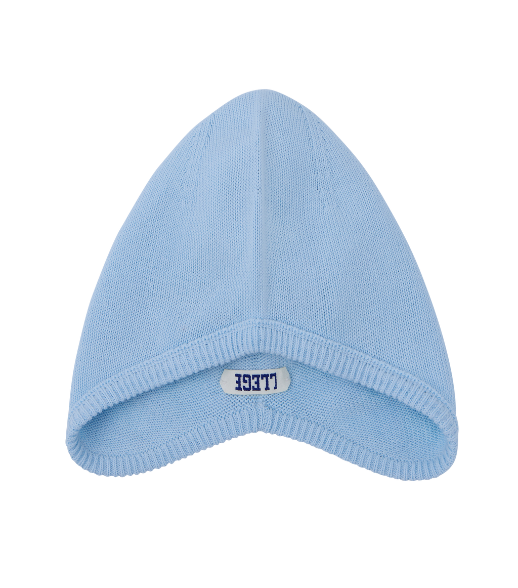 Llege - Arch Logo Cotton Earmuff Beanie (Baby Blue) product image 2 | TRAB K-Fashion Australia