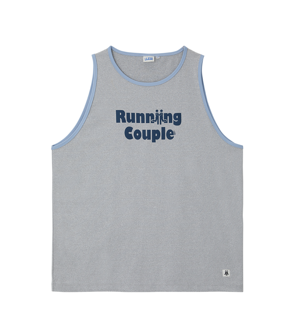 Llege - Running Couple Basket Ball Top (Grey) product image 1 | TRAB K-Fashion Australia