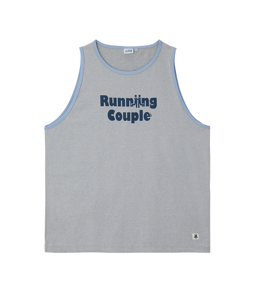 Llege - Running Couple Basket Ball Top (Grey) product image 1 | TRAB K-Fashion Australia