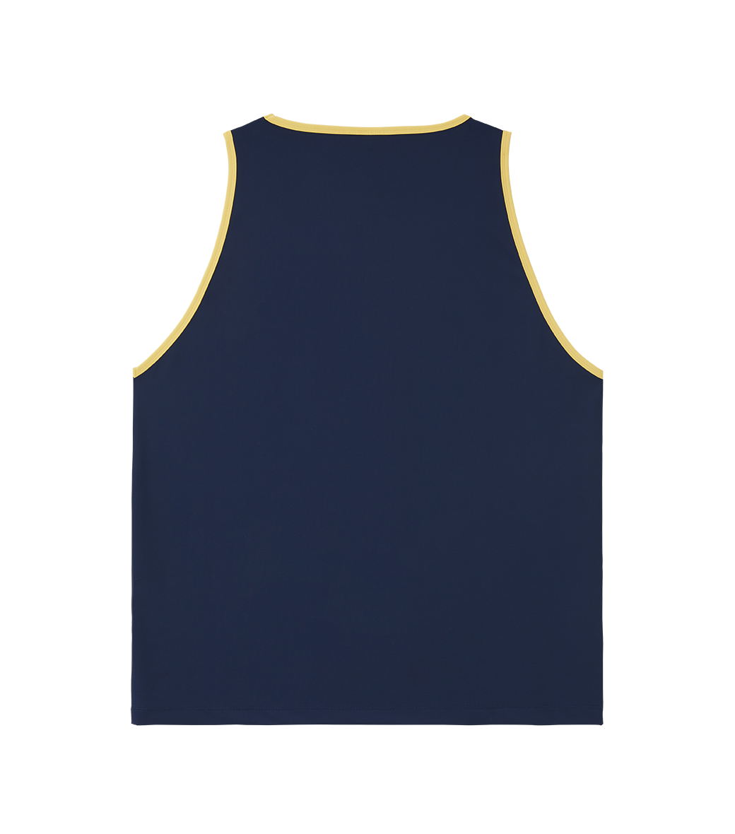 Llege - Running Couple Basket Ball Top (Navy) product image 2 | TRAB K-Fashion Australia