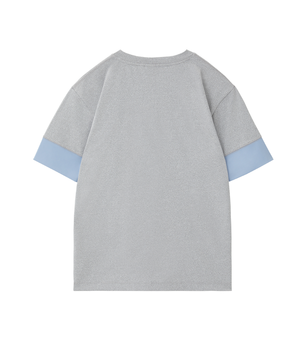 Llege - Running Couple Slim Fit Top (Grey) product image 2 | TRAB K-Fashion Australia