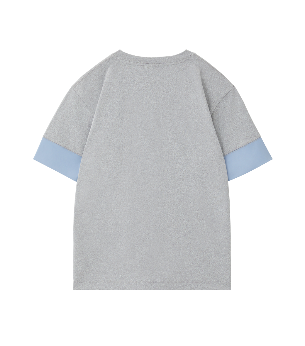 Llege - Running Couple Slim Fit Top (Grey) product image 2 | TRAB K-Fashion Australia
