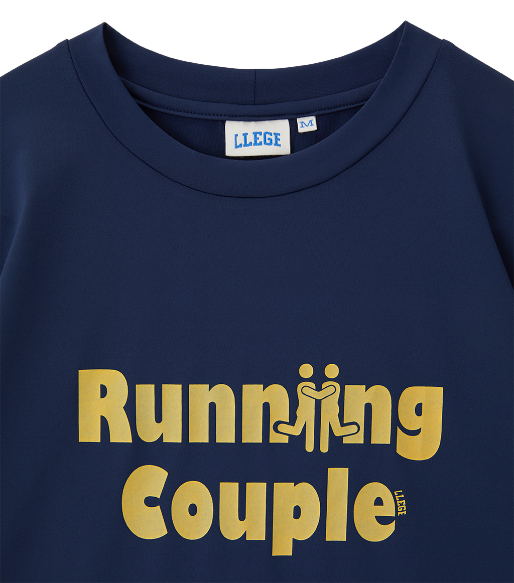 Llege - Running Couple Slim Fit Top (Navy) product image 4 | TRAB K-Fashion Australia