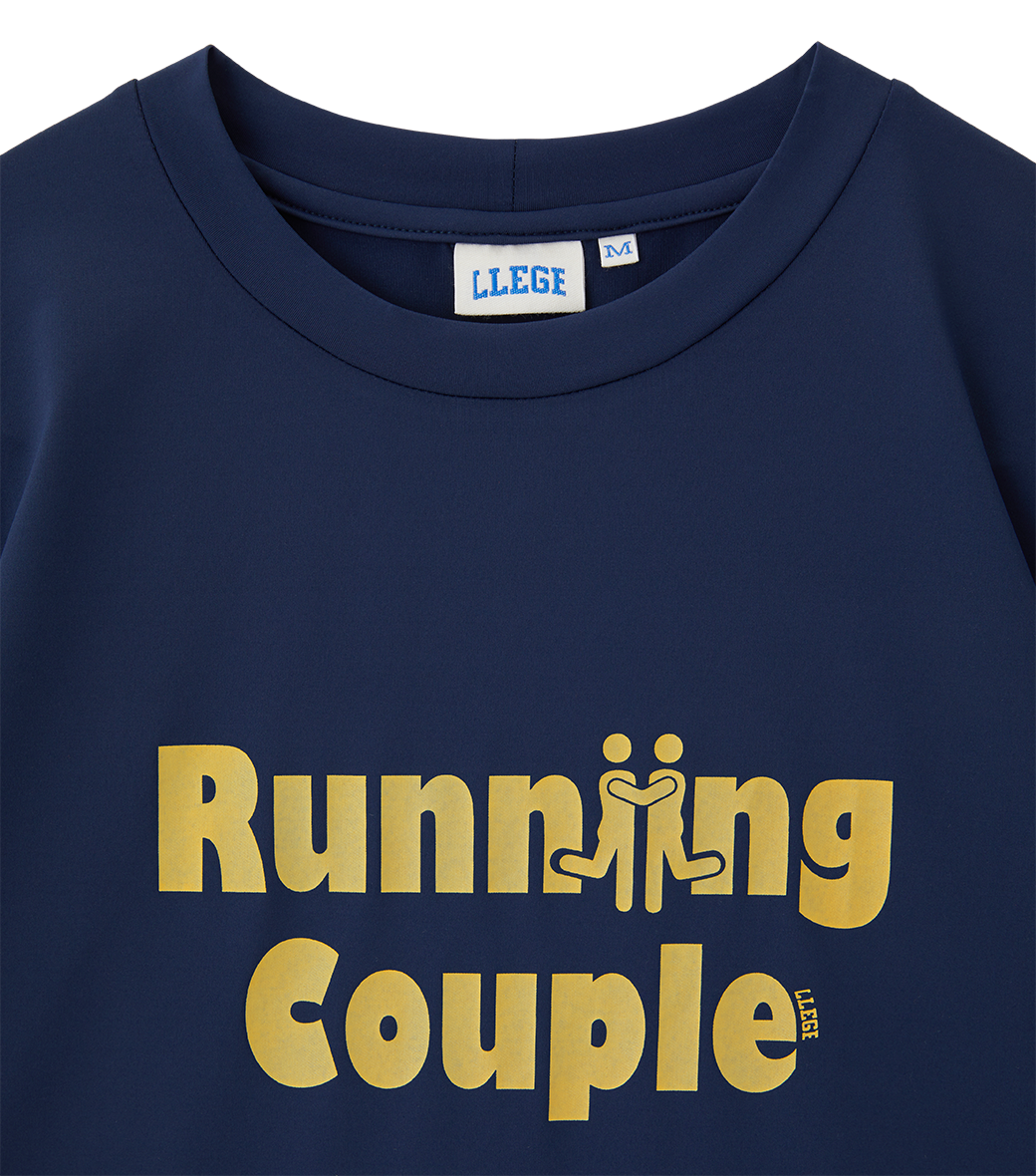 Llege - Running Couple Slim Fit Top (Navy) product image 4 | TRAB K-Fashion Australia
