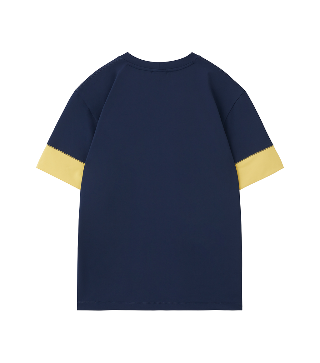 Llege - Running Couple Slim Fit Top (Navy) product image 2 | TRAB K-Fashion Australia