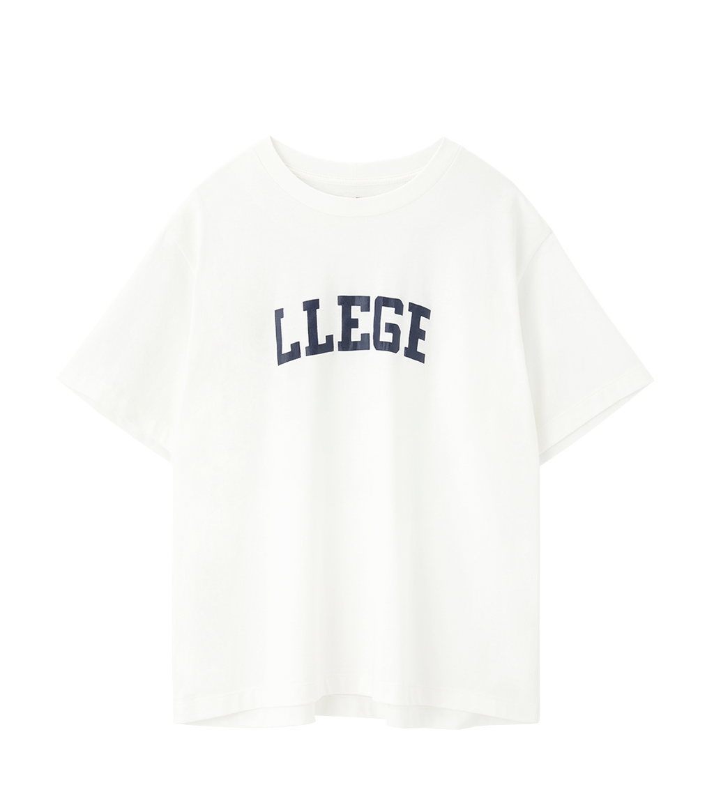 Llege - Classic Logo T-Shirt (White) product image 1 | TRAB K-Fashion Australia