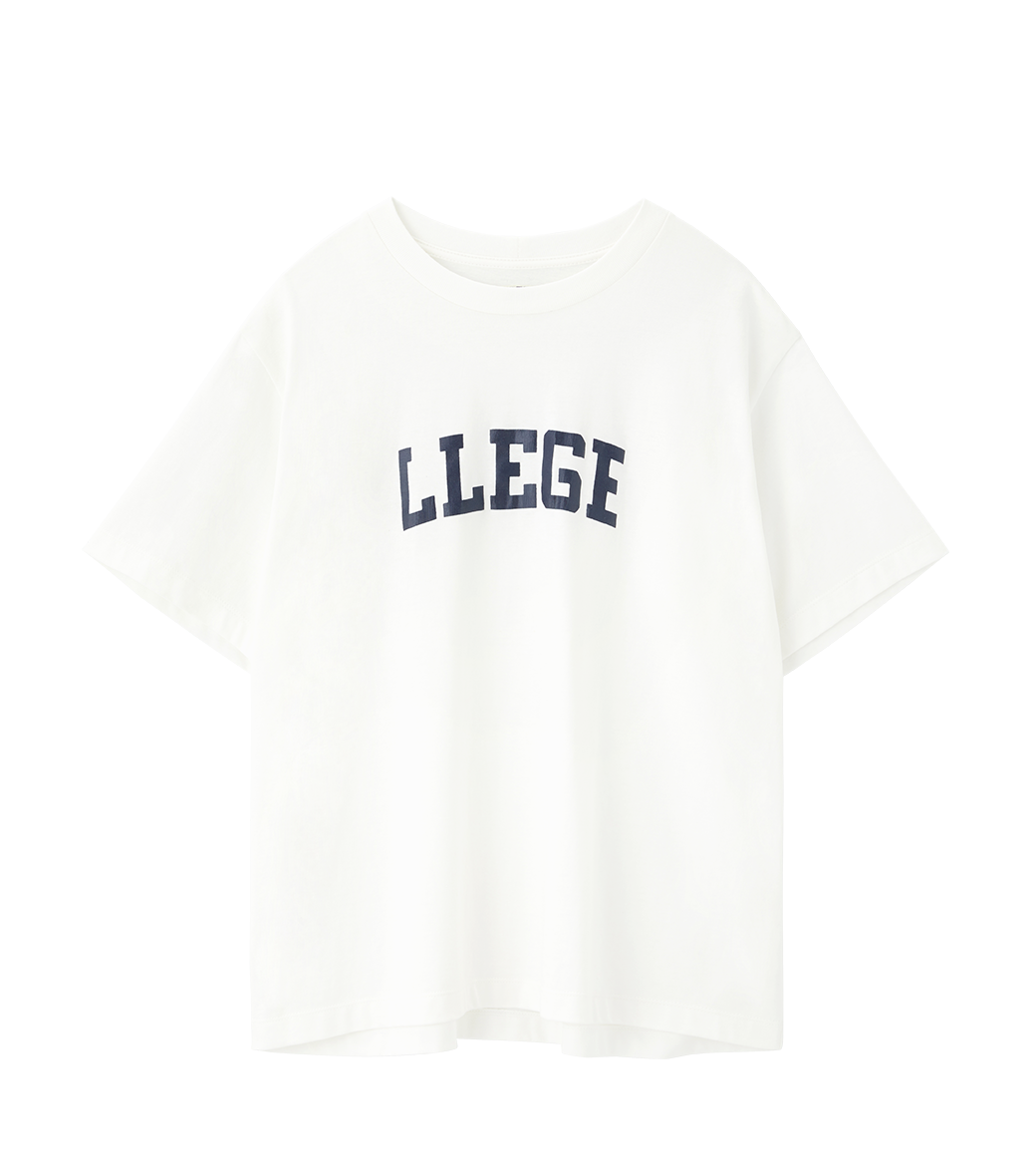 Llege - Classic Logo T-Shirt (White) product image 1 | TRAB K-Fashion Australia