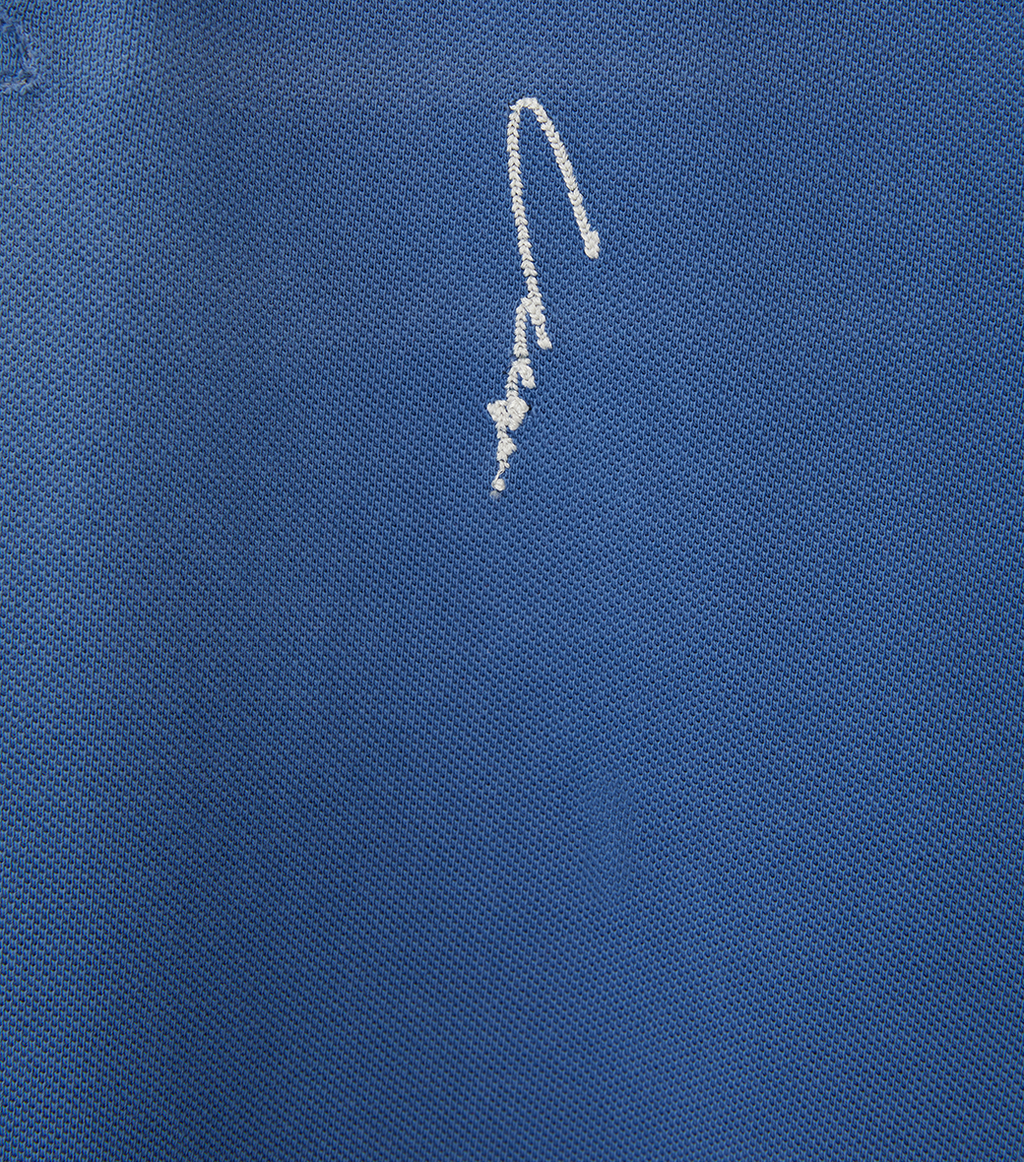 Llege - Vintage Slim Fit Pique Top (Vintage Blue) product image 3 | TRAB K-Fashion Australia