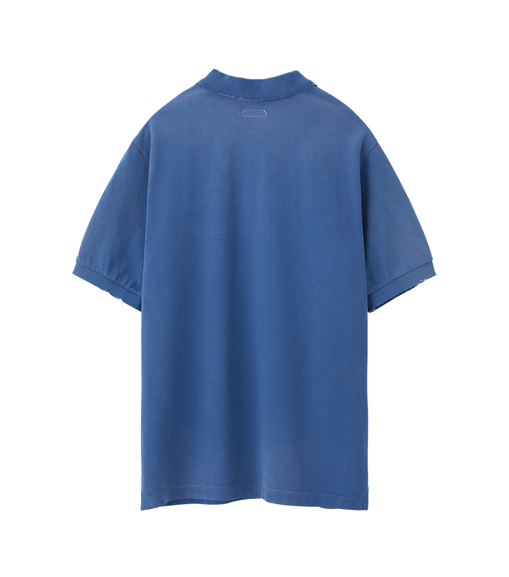 Llege - Vintage Slim Fit Pique Top (Vintage Blue) product image 2 | TRAB K-Fashion Australia