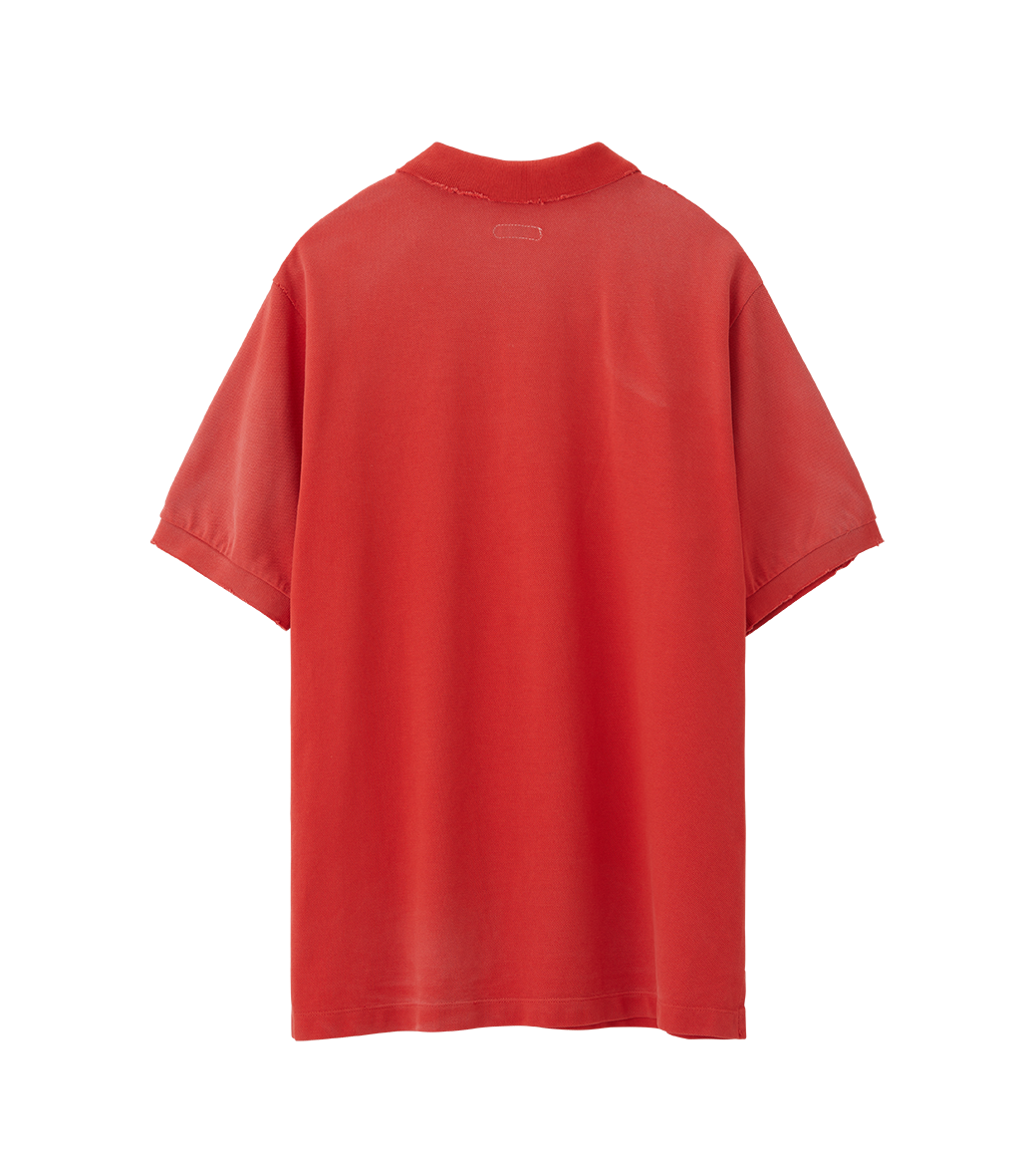 Llege - Vintage Slim Fit Pique Top (Vintage Red) product image 2 | TRAB K-Fashion Australia