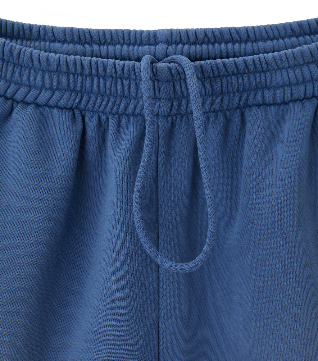 Llege - Running Couple Sweat Shorts (Washed Blue) product image 4 | TRAB K-Fashion Australia
