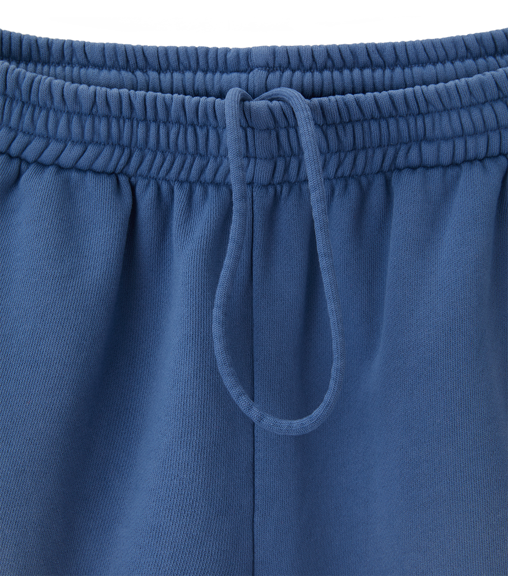 Llege - Running Couple Sweat Shorts (Washed Blue) product image 4 | TRAB K-Fashion Australia