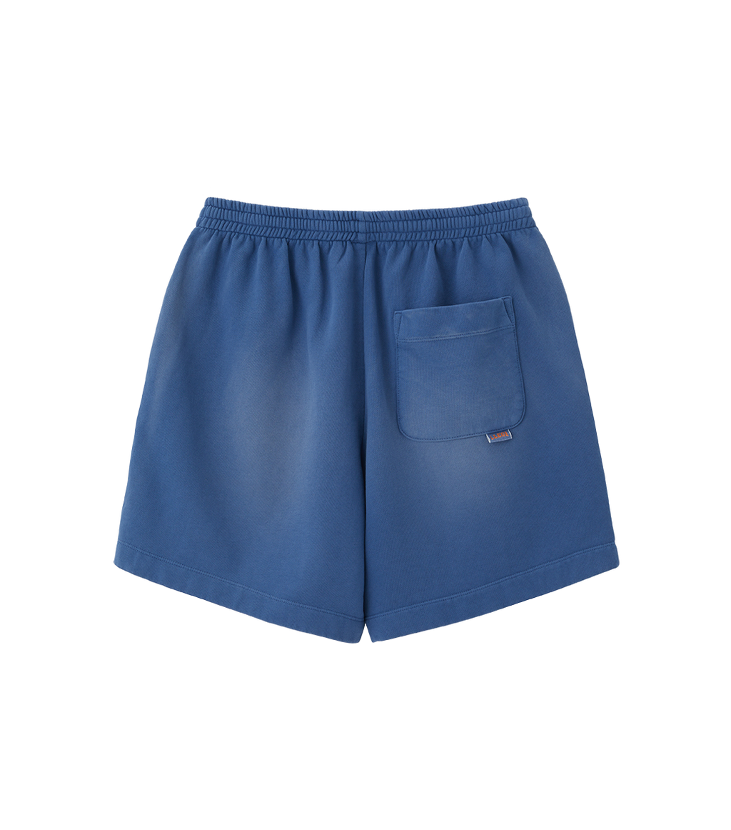 Llege - Running Couple Sweat Shorts (Washed Blue) product image 2 | TRAB K-Fashion Australia