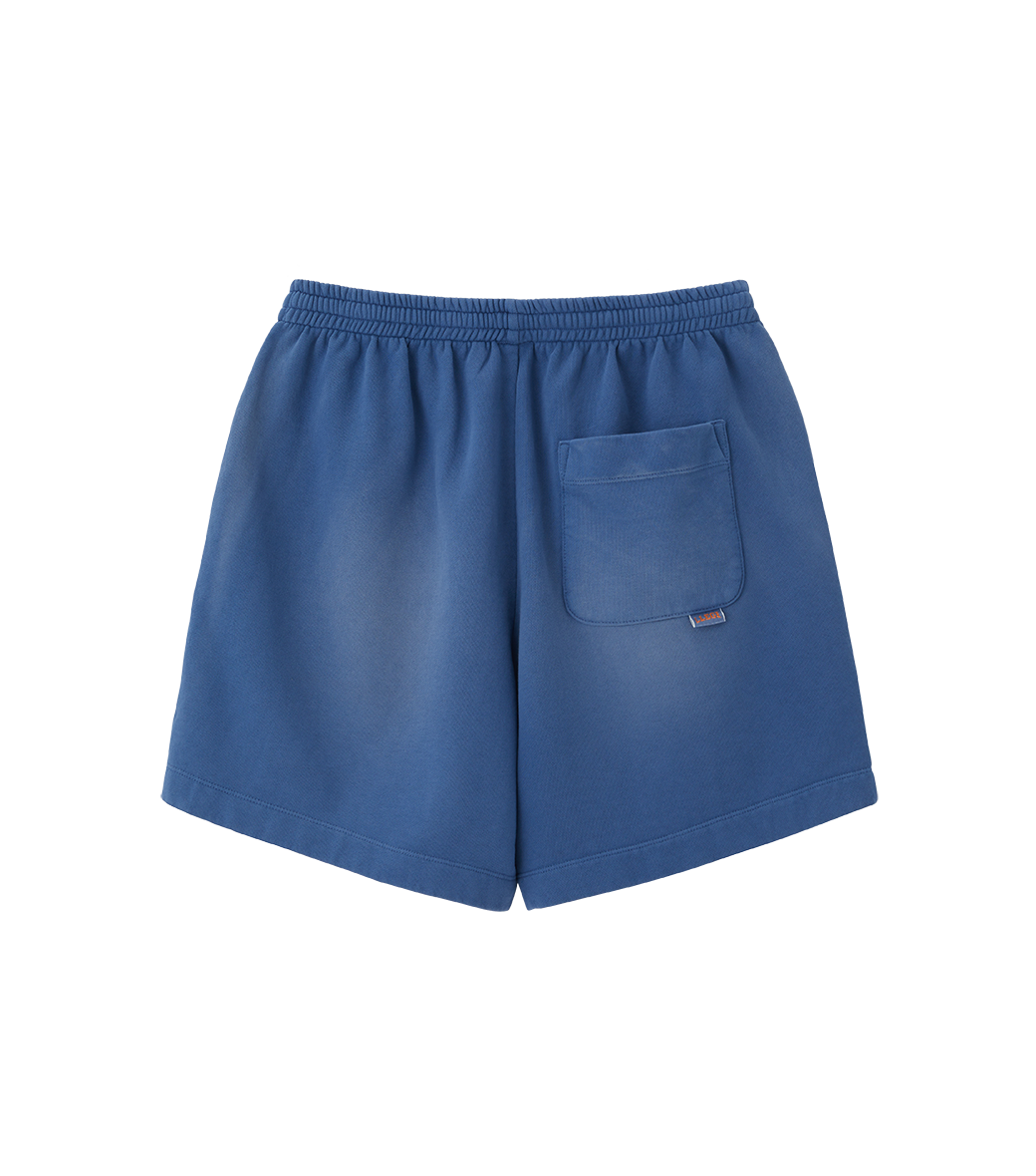 Llege - Running Couple Sweat Shorts (Washed Blue) product image 2 | TRAB K-Fashion Australia