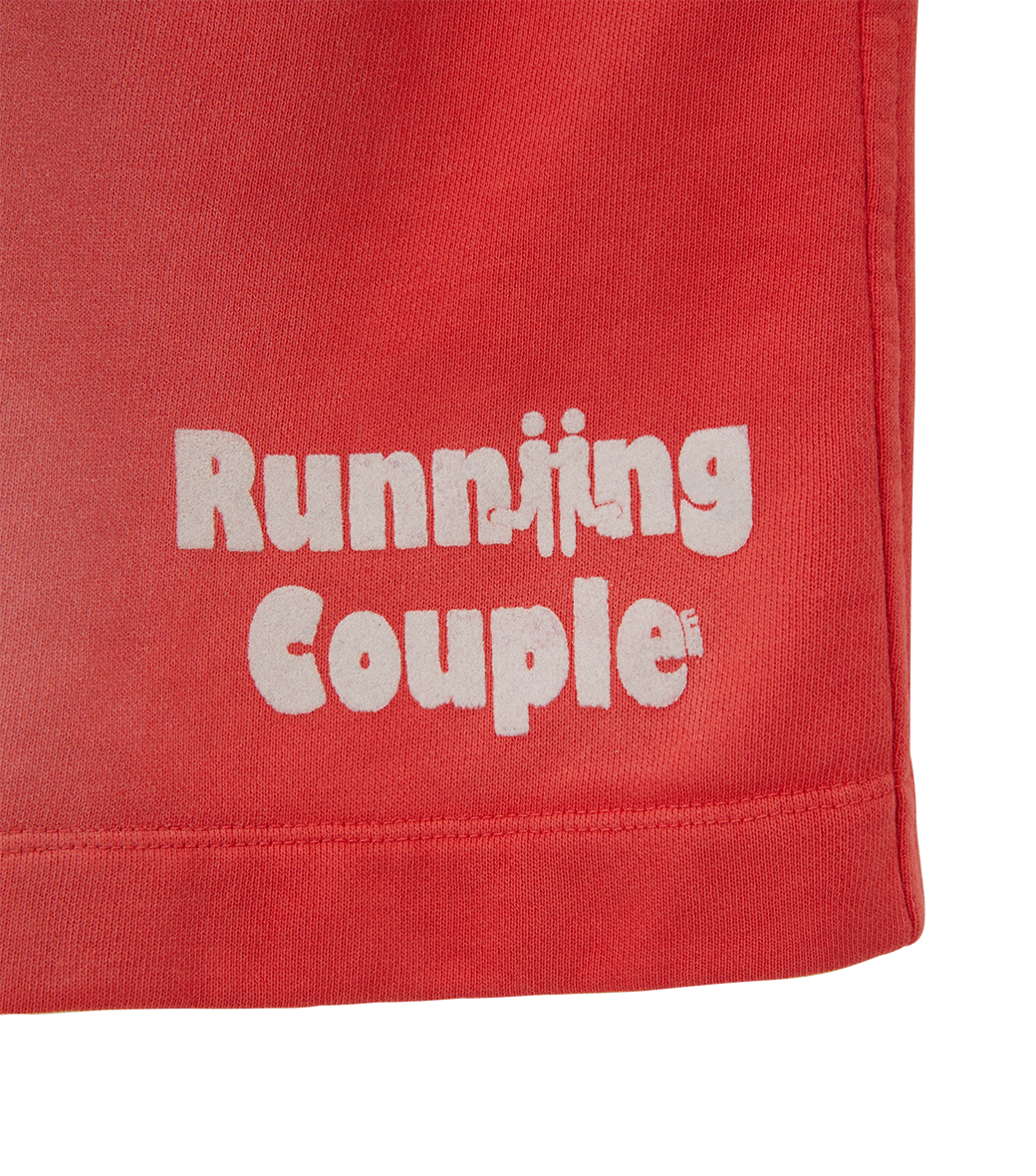 Llege - Running Couple Sweat Shorts (Vintage Red) product image 3 | TRAB K-Fashion Australia