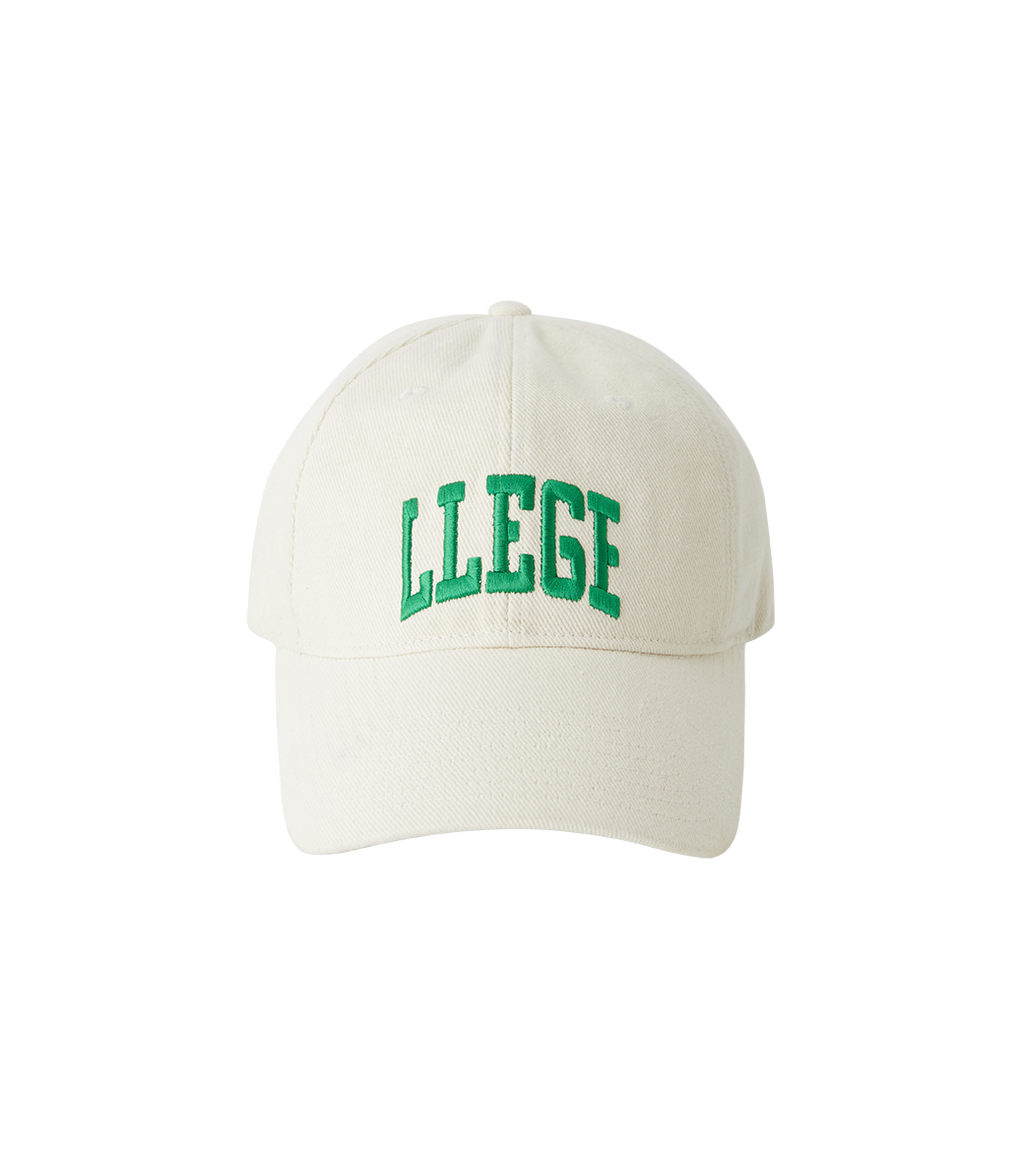 Llege - Classic Llege Ball Cap (Ivory) product image 1 | TRAB K-Fashion Australia