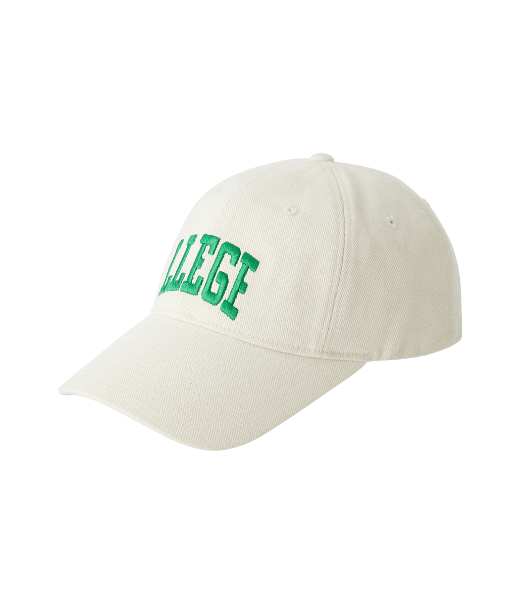 Llege - Classic Llege Ball Cap (Ivory) product image 2 | TRAB K-Fashion Australia