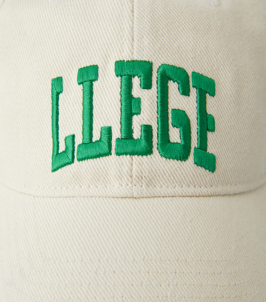 Llege - Classic Llege Ball Cap (Ivory) product image 5 | TRAB K-Fashion Australia