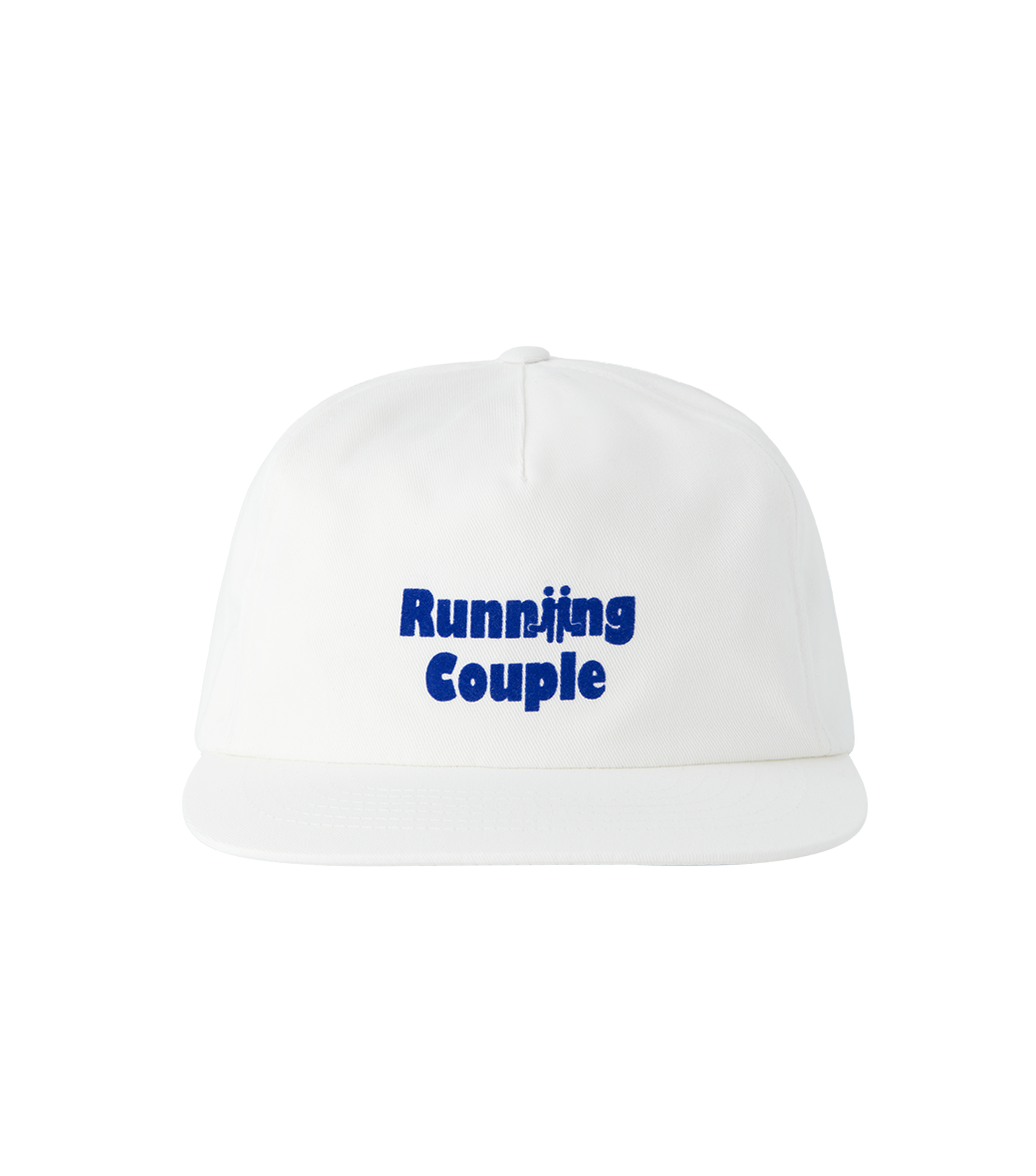 Llege - Running Couple Wired Cap (White) product image 1 | TRAB K-Fashion Australia