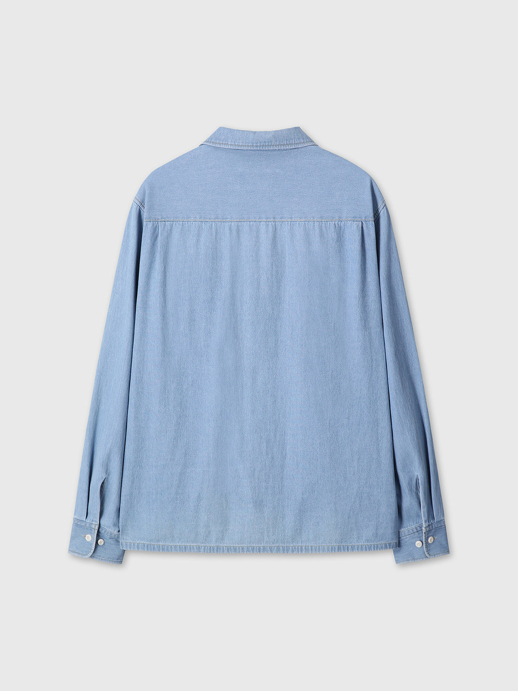 Tonywack - Two Pocket Soft Denim Shirt (Light Indigo) product image 9 | TRAB K-Fashion Australia